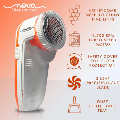 Nova Electric Lint Remover | Fabric Shaver for All Woollen Clothes